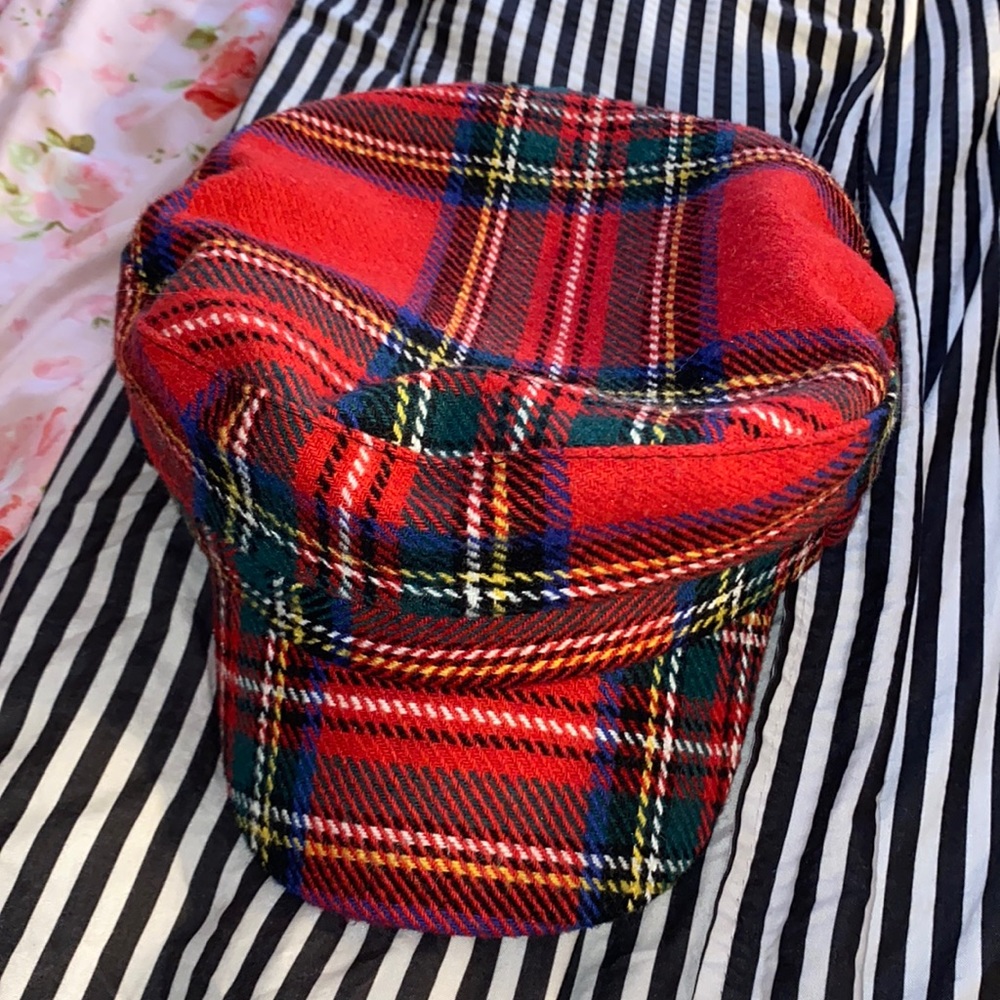 Plaid Cabbie hat